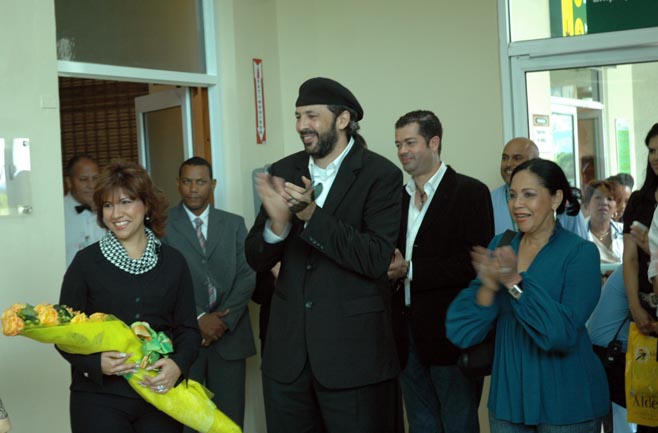 Juan Luís llegando al país