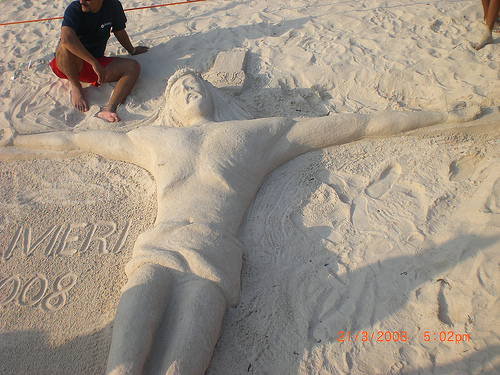 Jesus en la playa