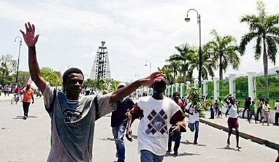 Protestas en Haití