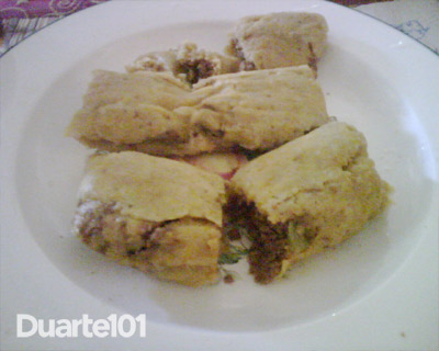 Pasteles en hojas