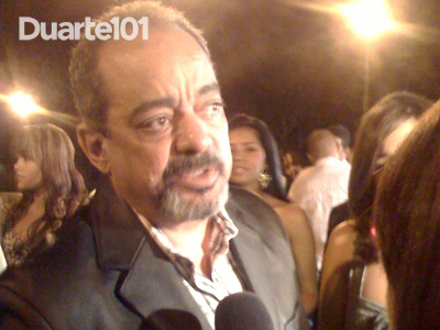 Alfonso Rodríguez siendo entrevistado
