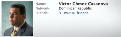 Políticos dominicanos en Facebook
